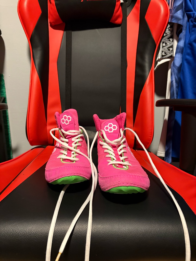 Rudis Watermelon Wrestling Shoes Size 10 1/2